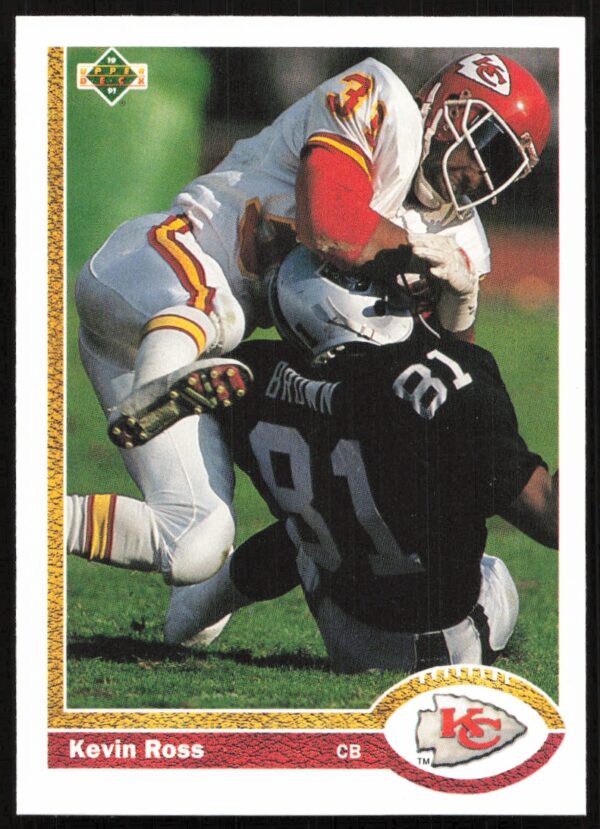 1991 Upper Deck Kevin Ross #296 (Front)