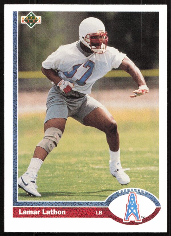 1991 Upper Deck Lamar Lathon #424 (Front)