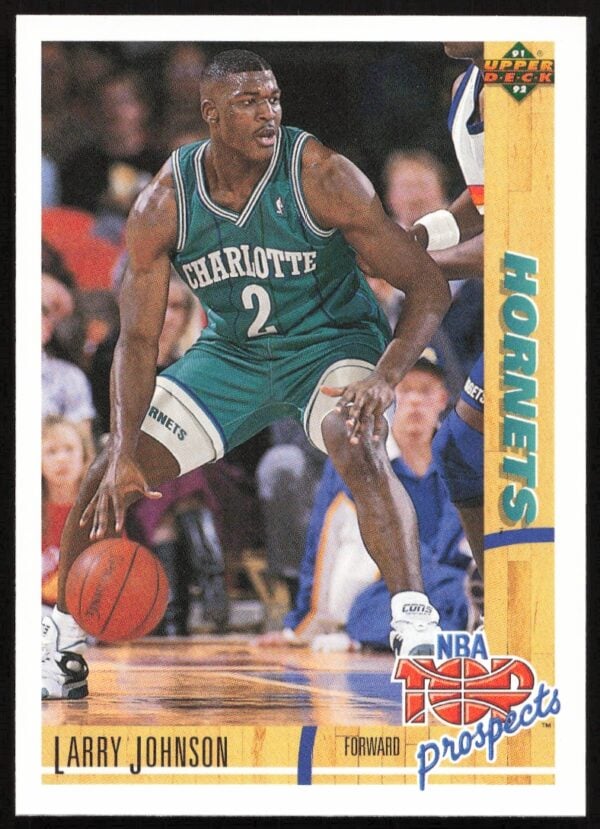 1991 Upper Deck Larry Johnson #445 (Front)