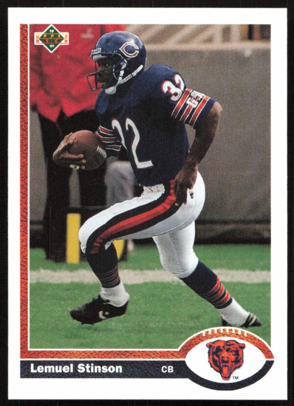 1991 Upper Deck Lemuel Stinson #339 (Front)