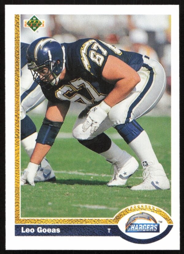 1991 Upper Deck Leo Goeas #216 (Front)