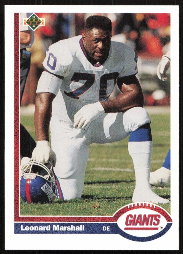 1991 Upper Deck Leonard Marshall #441 (Front)