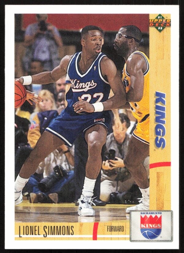 1991 Upper Deck Lionel Simmons #375 (Front)