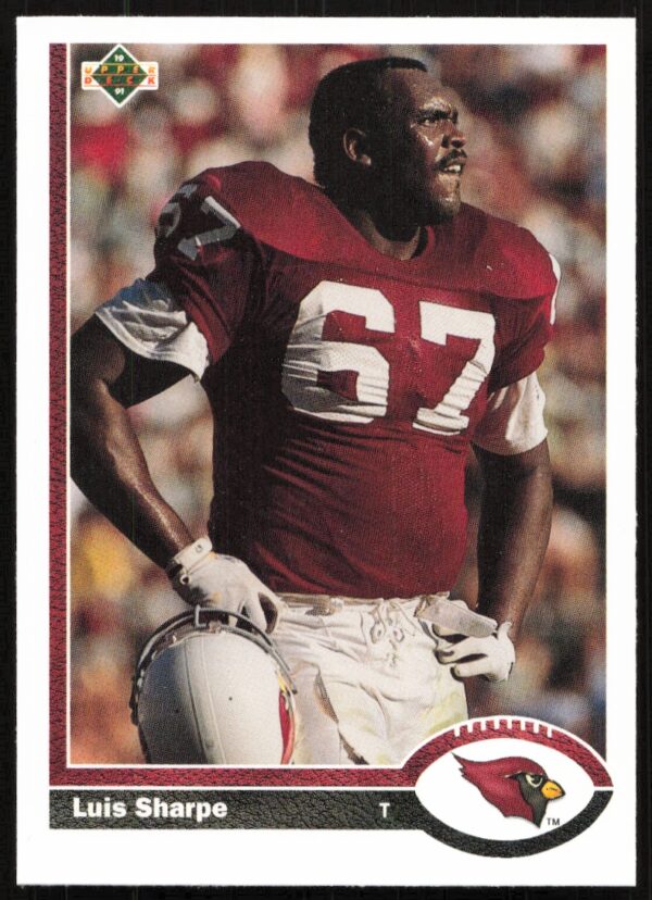 1991 Upper Deck Luis Sharpe #428 (Front)