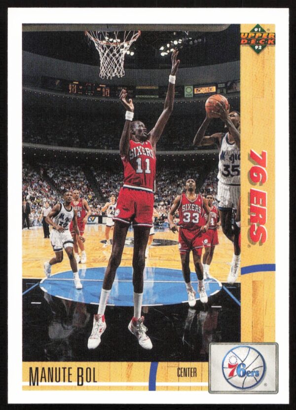 1991 Upper Deck Manute Bol #178 (Front)