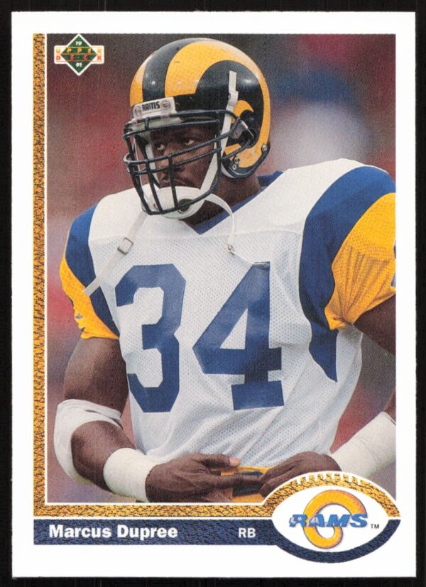 1991 Upper Deck Marcus Dupree #499 (Front)