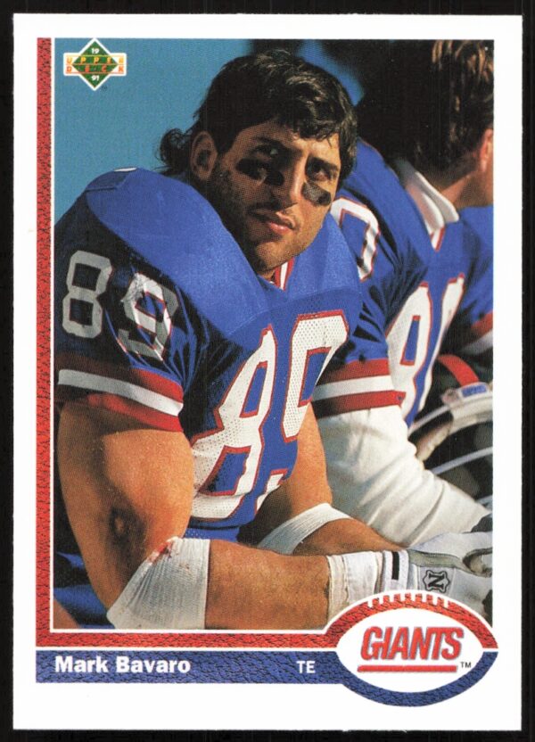 1991 Upper Deck Mark Bavaro #286 (Front)