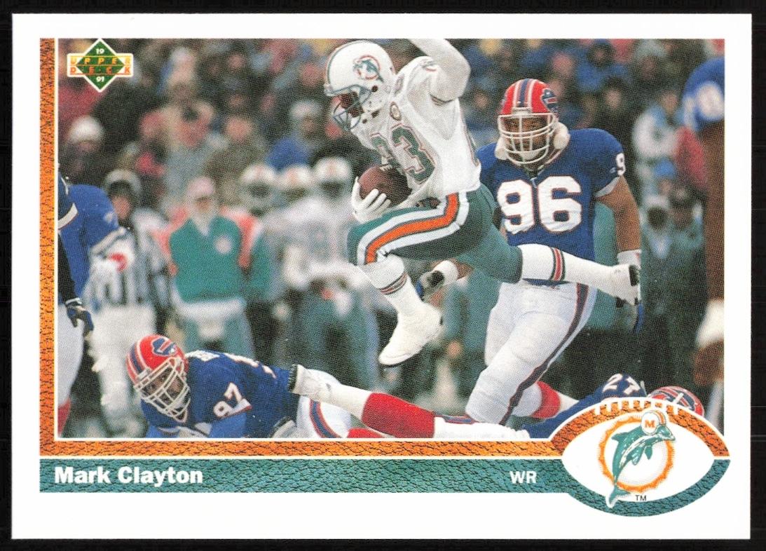 1991 Upper Deck Mark Clayton #175 (Front)