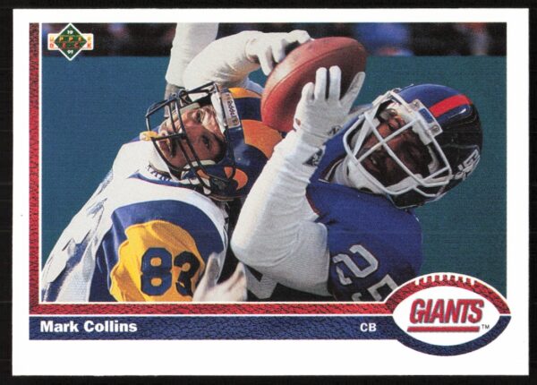 1991 Upper Deck Mark Collins #320 (Front)