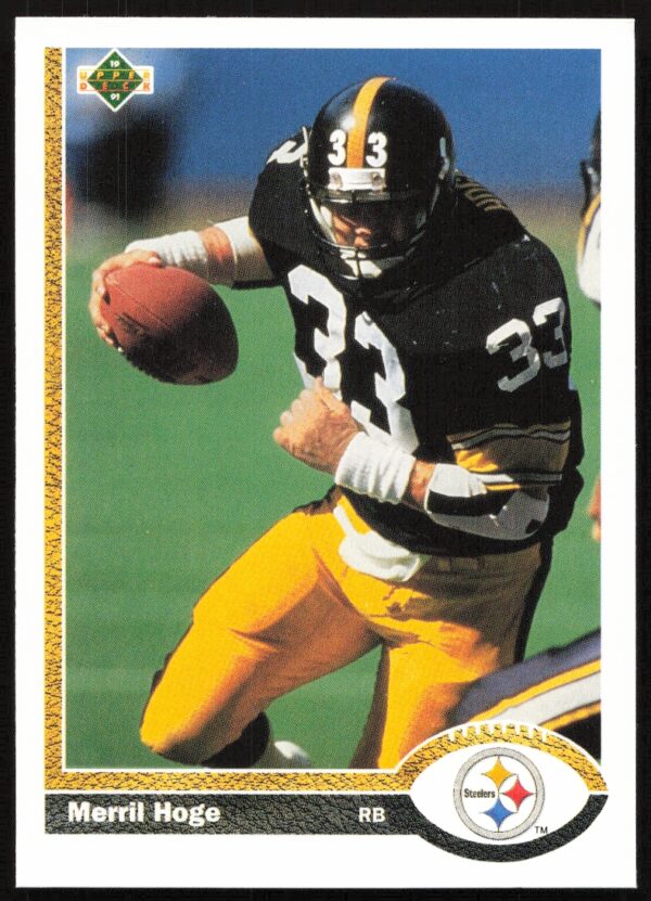 1991 Upper Deck Merril Hoge #131 (Front)