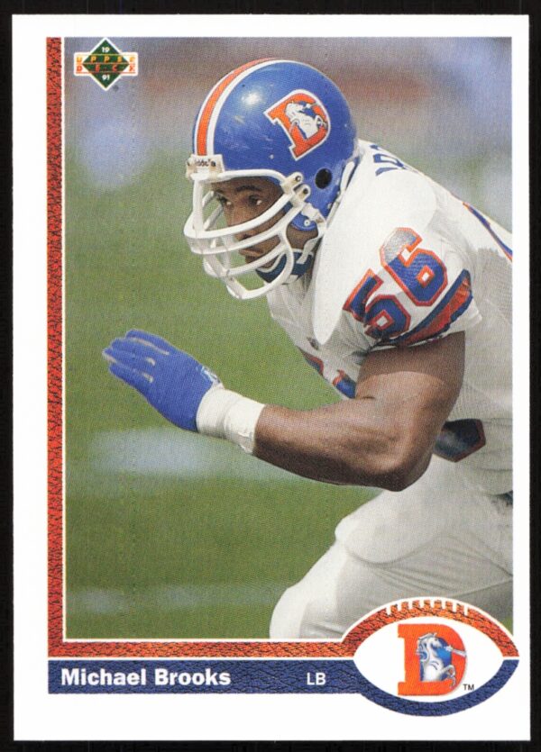 1991 Upper Deck Michael Brooks #572 (Front)