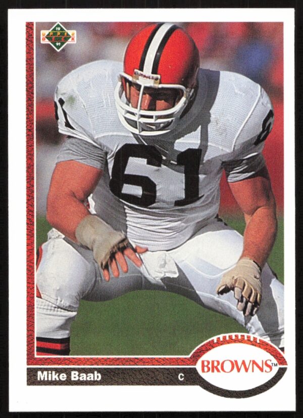 1991 Upper Deck Mike Baab #306 (Front)