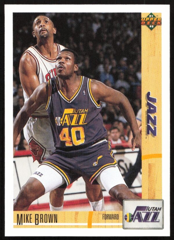 1991 Upper Deck Mike Brown #118 (Front)