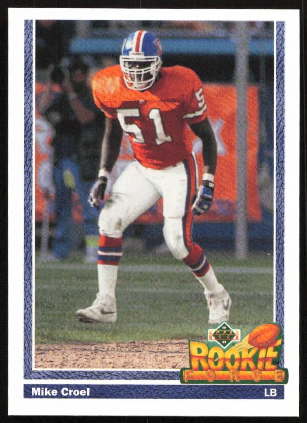 1991 Upper Deck Mike Croel #606 (Front)