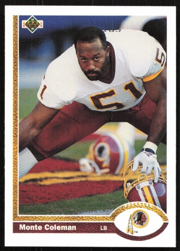 1991 Upper Deck Monte Coleman #440 (Front)