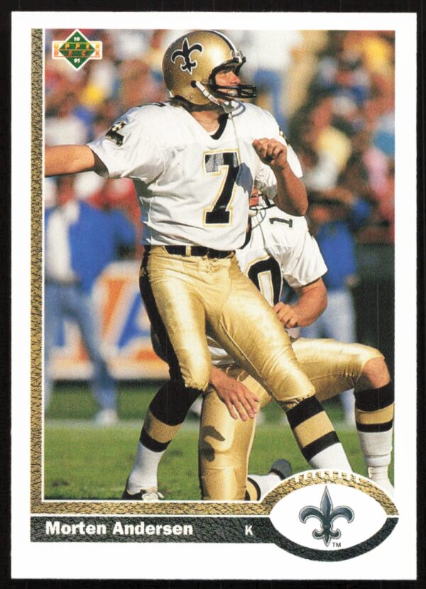 1991 Upper Deck Morten Andersen #226 (Front)