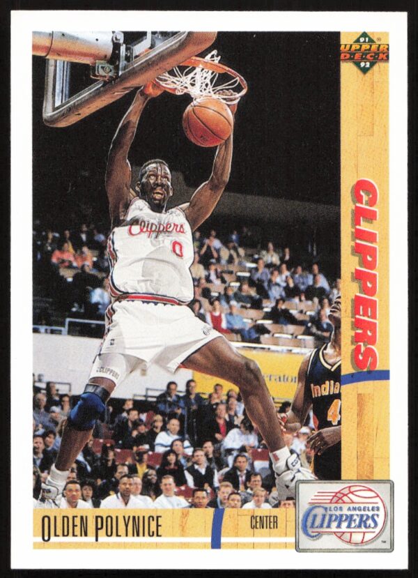 1991 Upper Deck Olden Polynice #140 (Front)