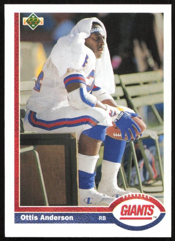 1991 Upper Deck Ottis Anderson #161 (Front)