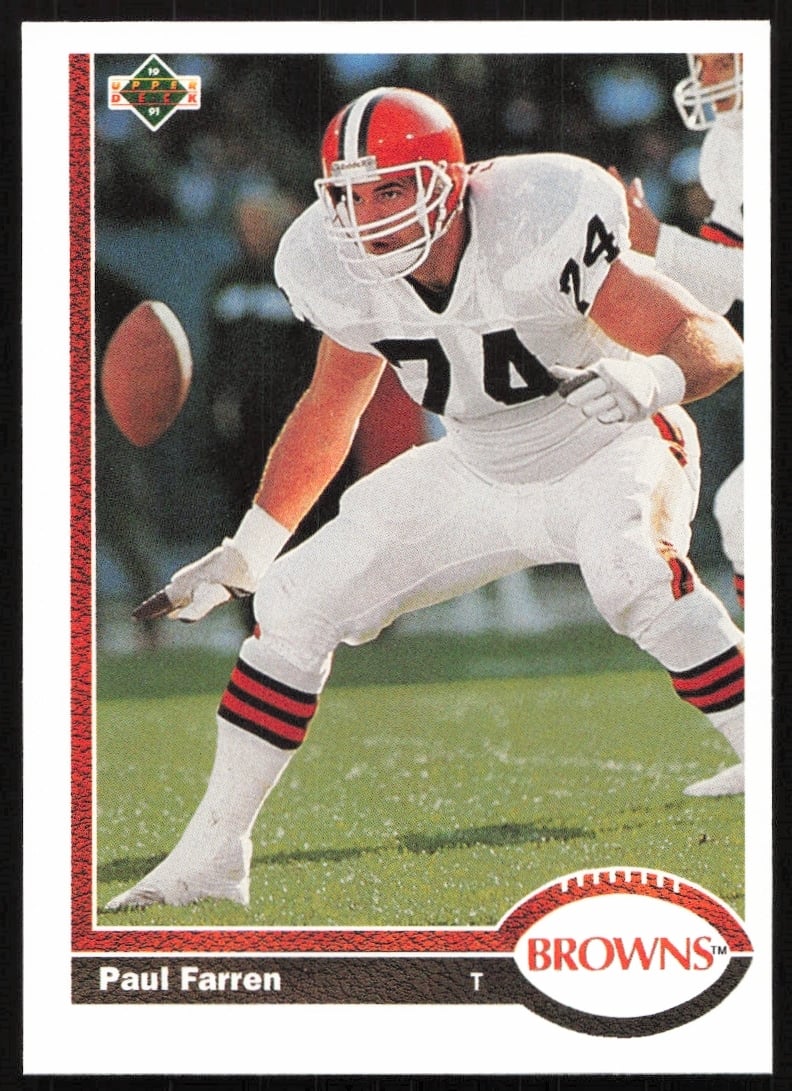 1991 Upper Deck Paul Farren #308 (Front)