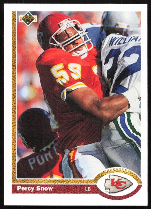 1991 Upper Deck Percy Snow #36 (Front)