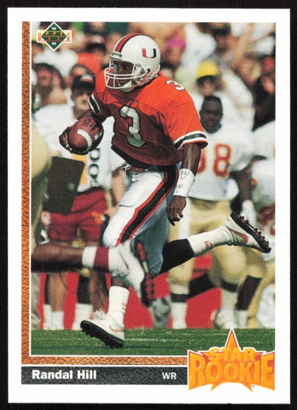 1991 Upper Deck Randal Hill #28 (Front)