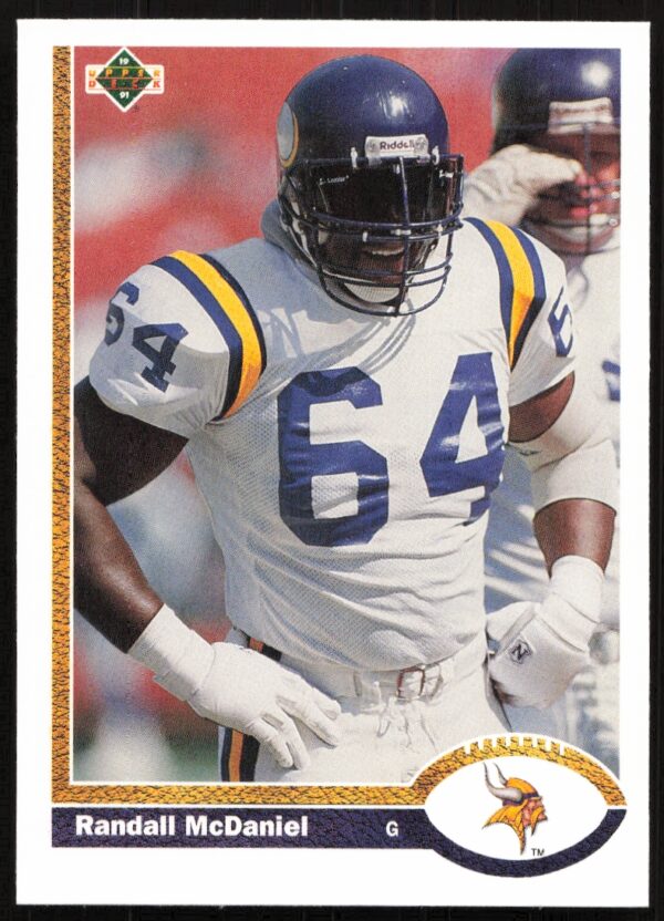 1991 Upper Deck Randall McDaniel #421 (Front)