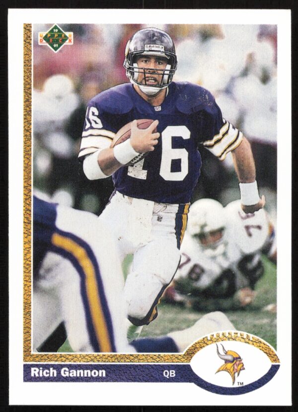 1991 Upper Deck Rich Gannon #659 (Front)