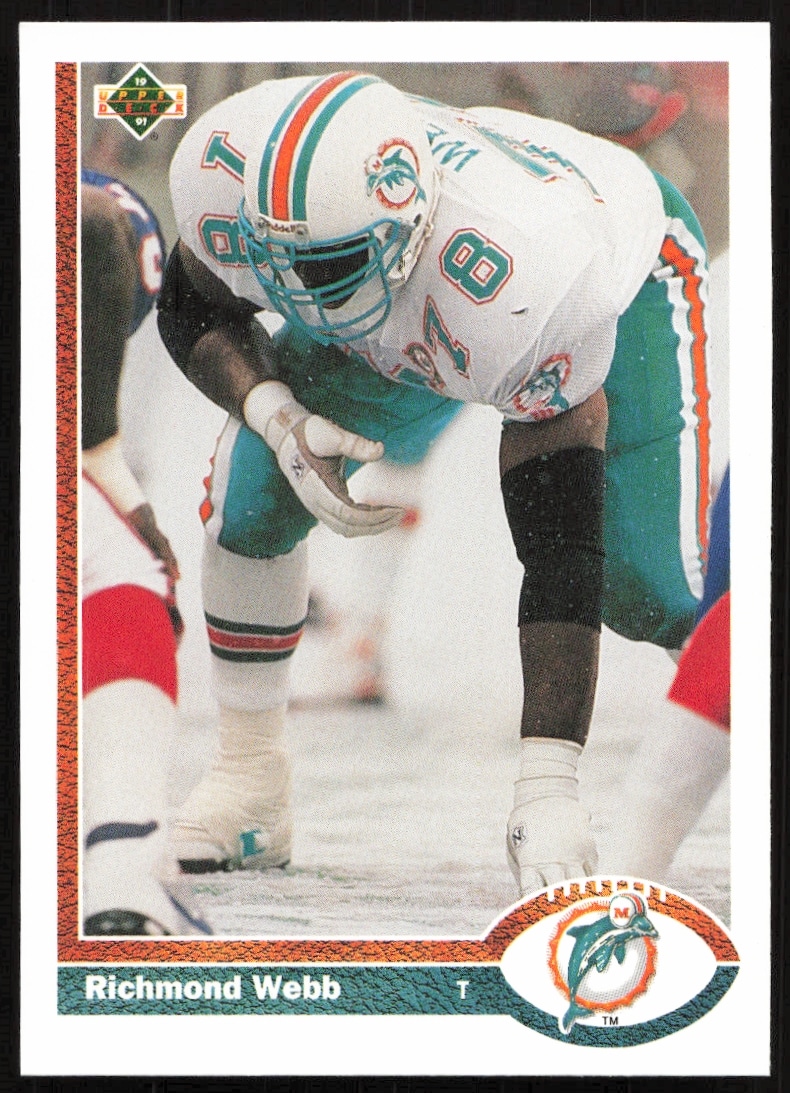 1991 Upper Deck Richmond Webb #381 (Front)