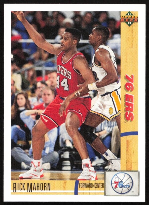 1991 Upper Deck Rick Mahorn #42 (Front)