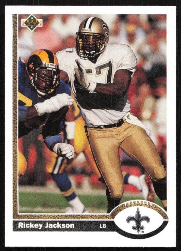 1991 Upper Deck Rickey Jackson #482 (Front)