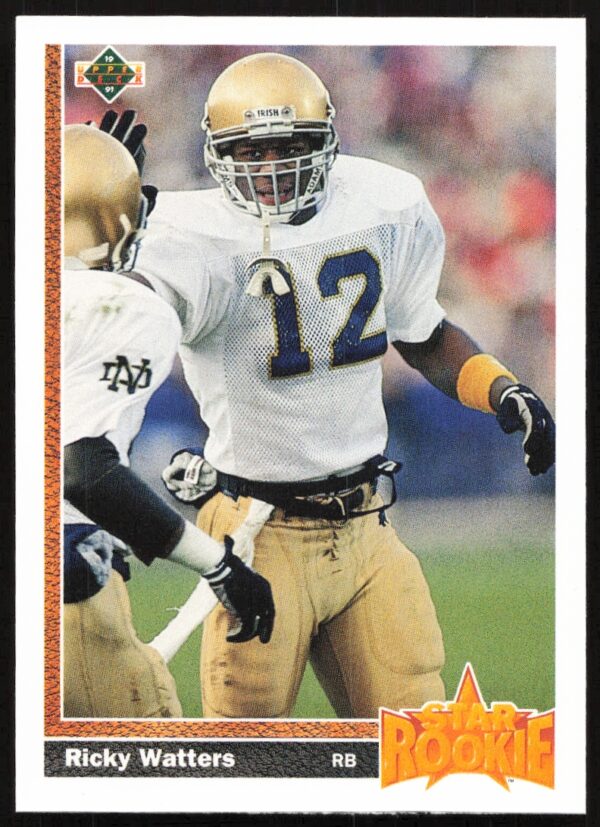 1991 Upper Deck Ricky Watters #9 (Front)