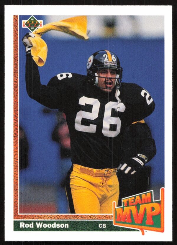 1991 Upper Deck Rod Woodson #473 (Front)