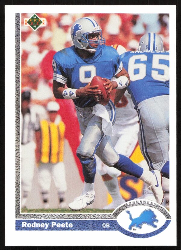 1991 Upper Deck Rodney Peete #305 (Front)