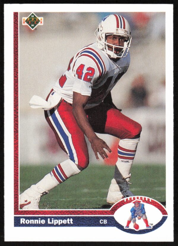 1991 Upper Deck Ronnie Lippett #410 (Front)