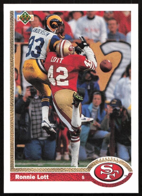 1991 Upper Deck Ronnie Lott #355 (Front)