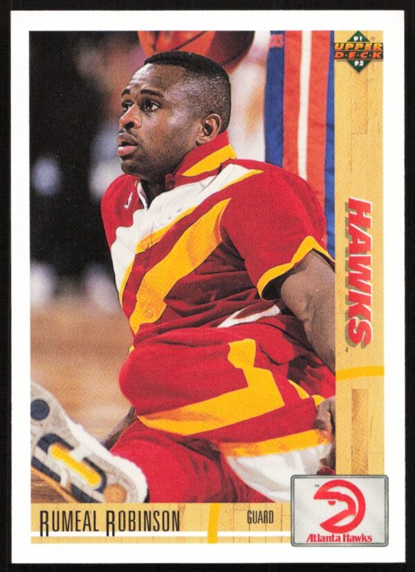 1991 Upper Deck Rumeal Robinson #292 (Front)