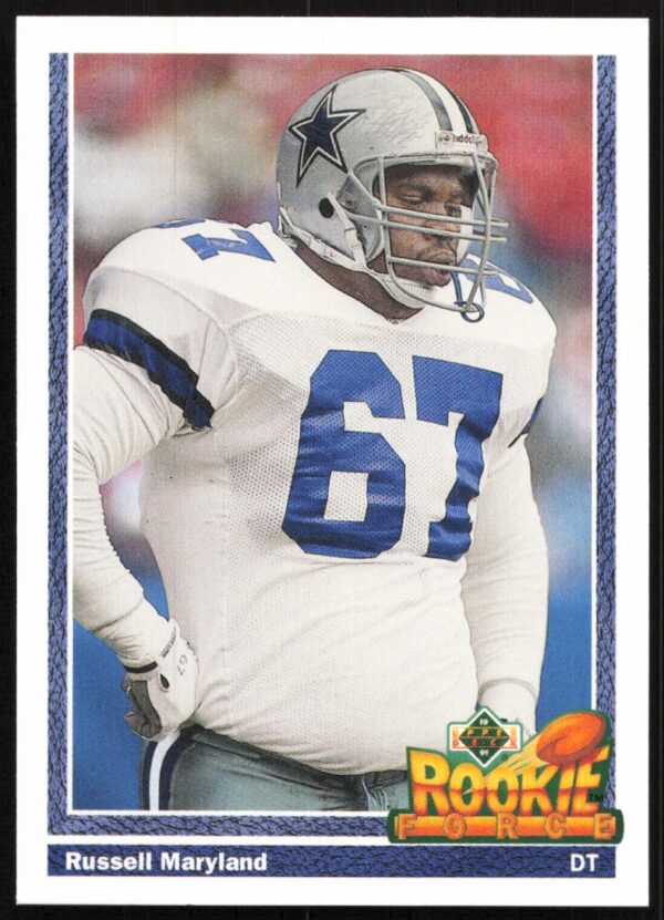 1991 Upper Deck Russell Maryland #636 (Front)