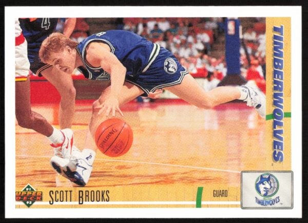 1991 Upper Deck Scott Brooks #303 (Front)