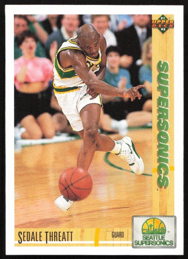 1991 Upper Deck Sedale Threatt #110 (Front)