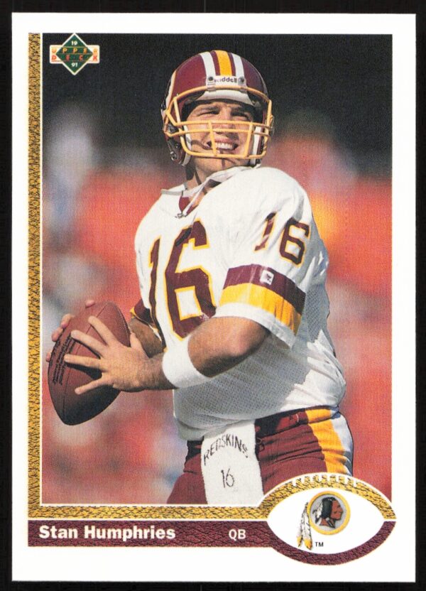 1991 Upper Deck Stan Humphries #665 (Front)