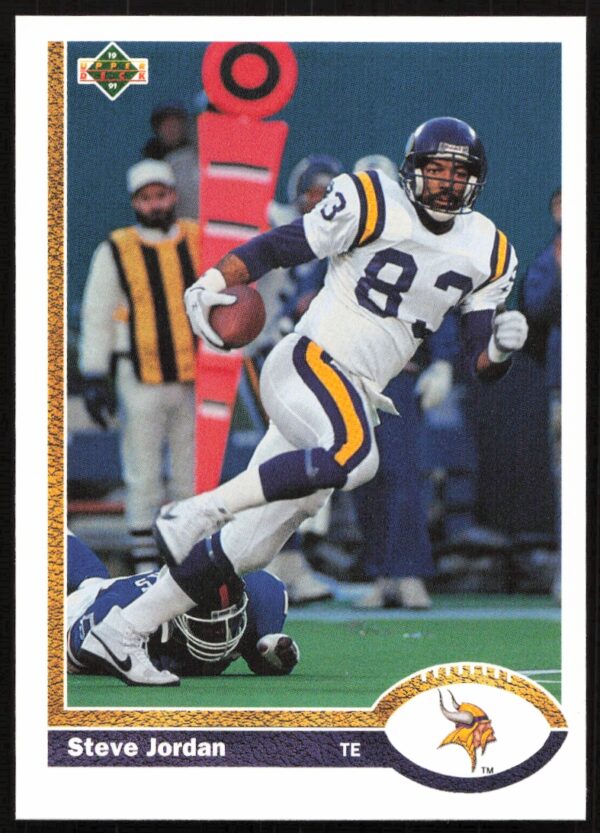 1991 Upper Deck Steve Jordan #348 (Front)