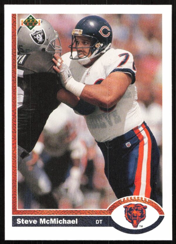 1991 Upper Deck Steve McMichael #524 (Front)