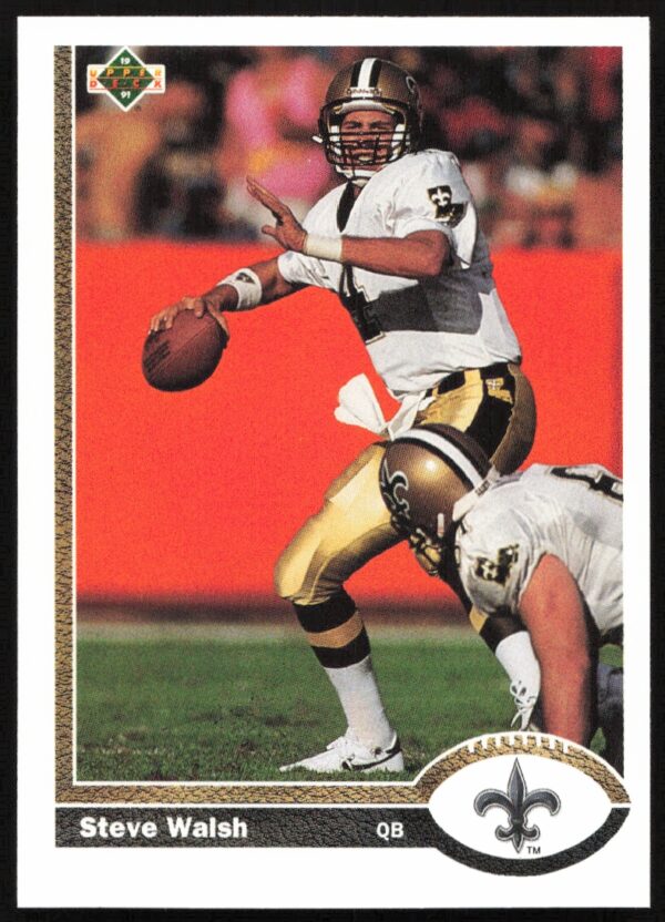 1991 Upper Deck Steve Walsh #395 (Front)