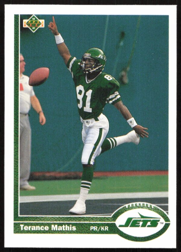 1991 Upper Deck Terance Mathis #188 (Front)