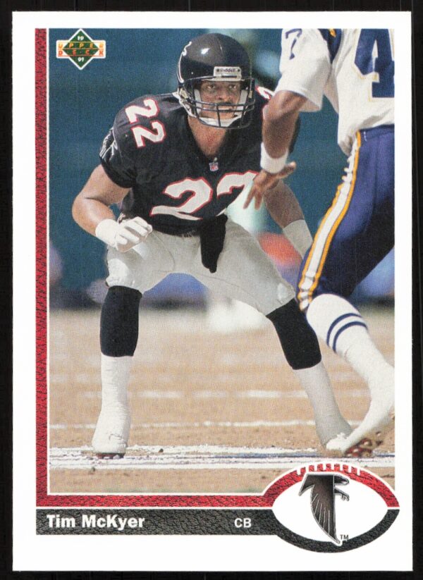 1991 Upper Deck Tim McKyer #580 (Front)