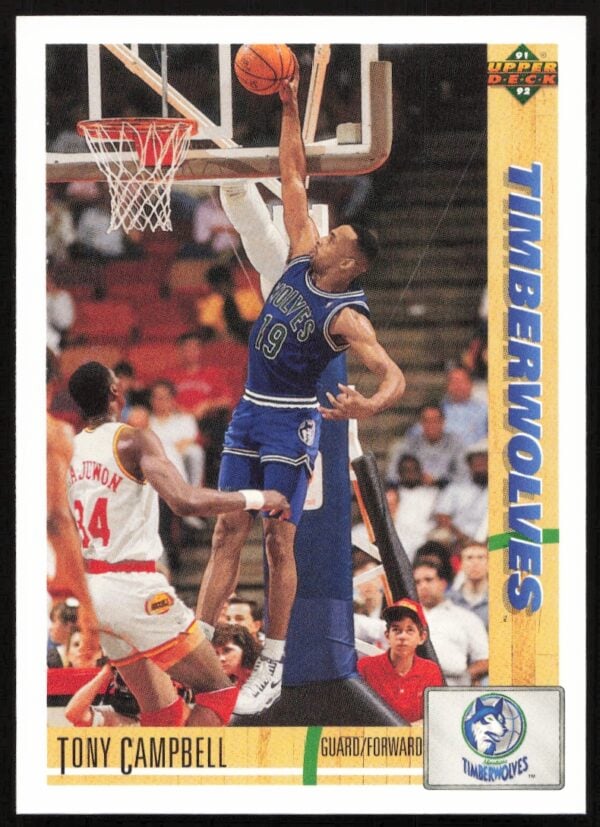 1991 Upper Deck Tony Campbell #326 (Front)