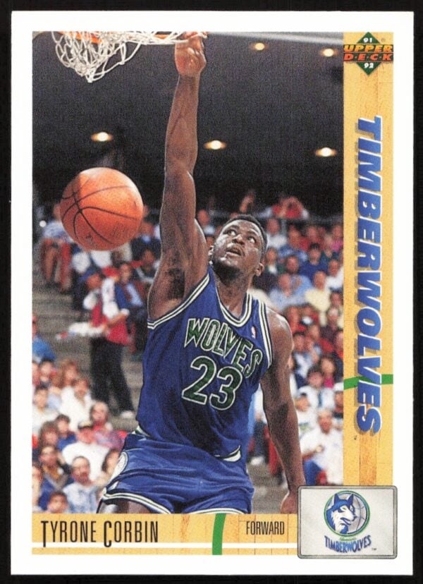 1991 Upper Deck Tyrone Corbin #322 (Front)