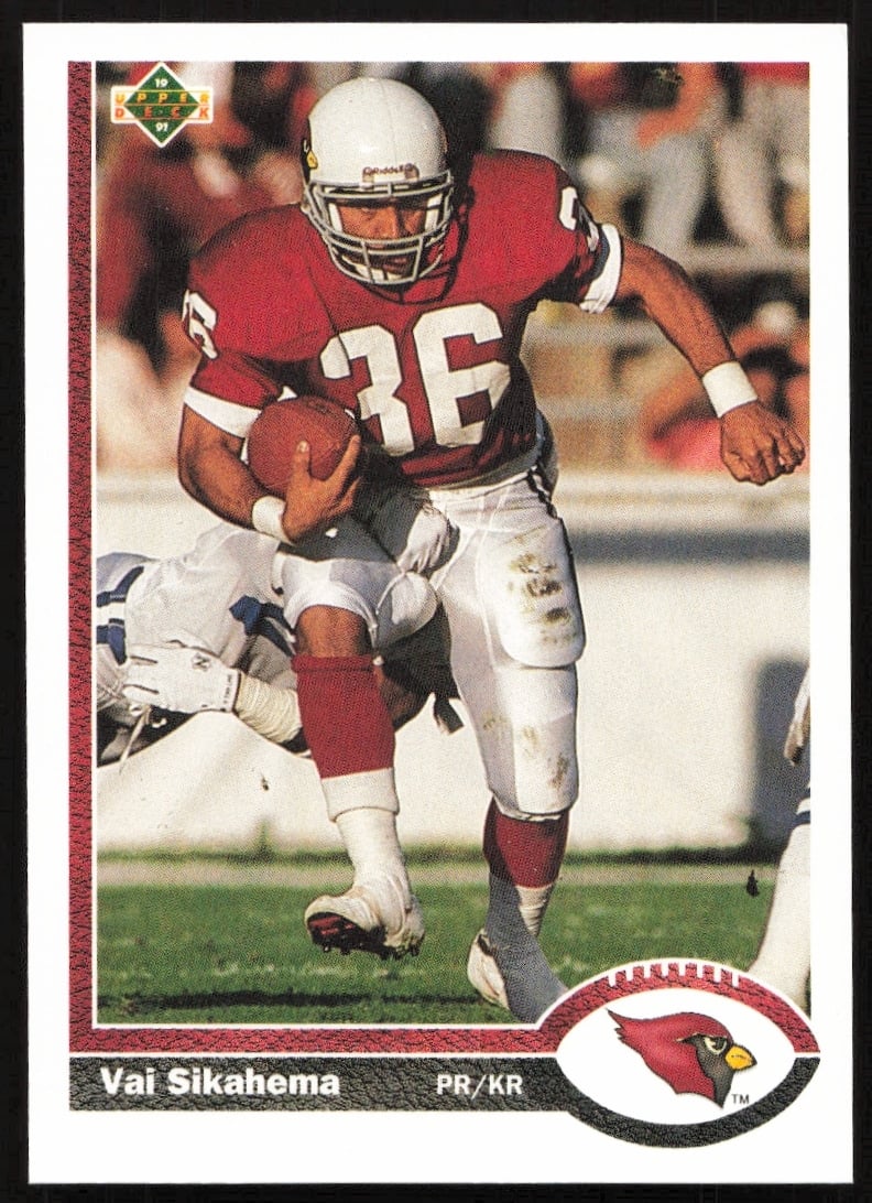 1991 Upper Deck Vai Sikahema #114 (Front)