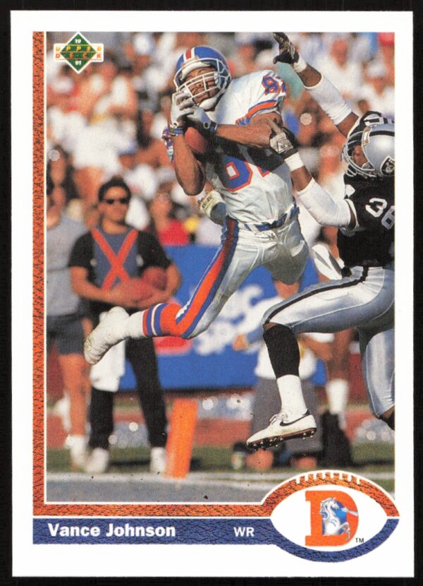 1991 Upper Deck Vance Johnson #122 (Front)