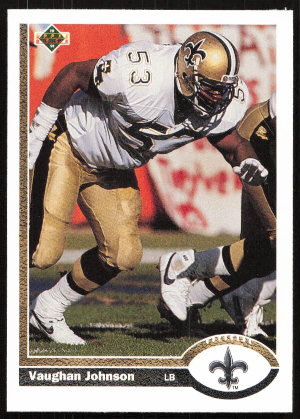 1991 Upper Deck Vaughan Johnson #484 (Front)